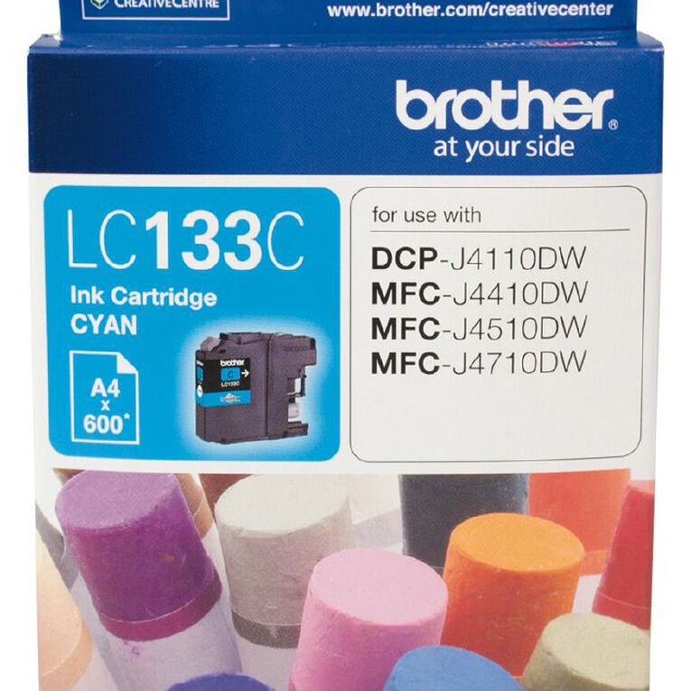 Brother Ink LC133 Cyan (600 Pages), , hi-res