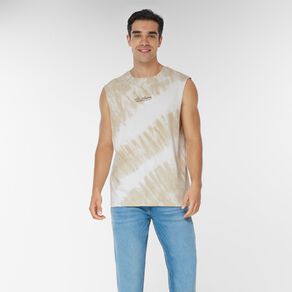 Garage Men's Acid Wash Muscle Singlet