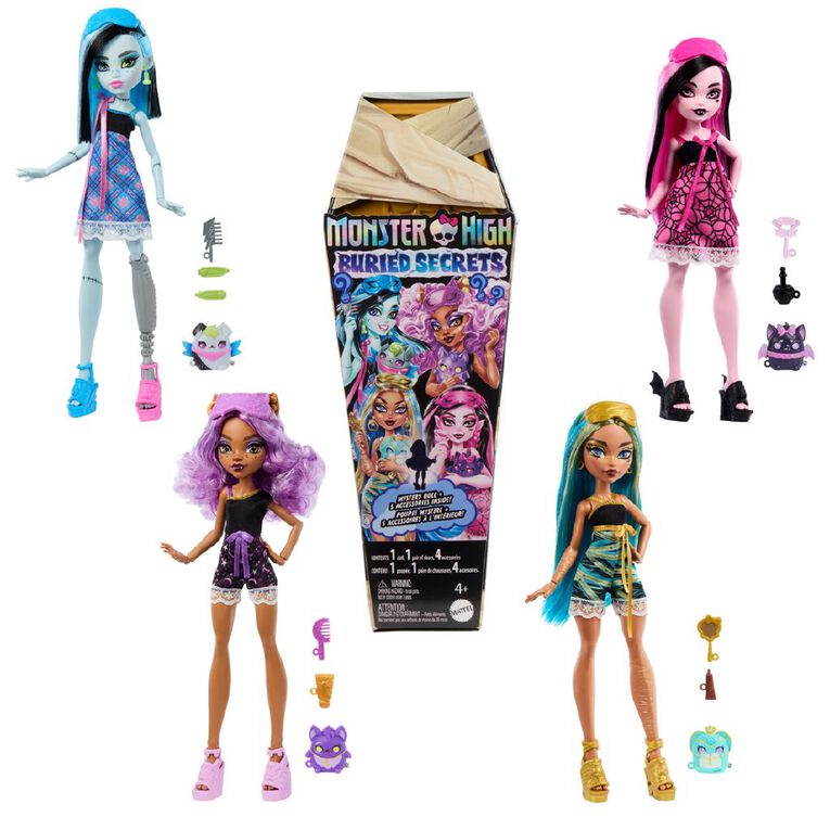 Monster High Buried Secrets Reveal Doll Assorted, , hi-res