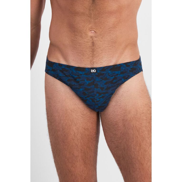 Rio Men's Slim Fit Briefs 7 Pack, Blue Dark, hi-res
