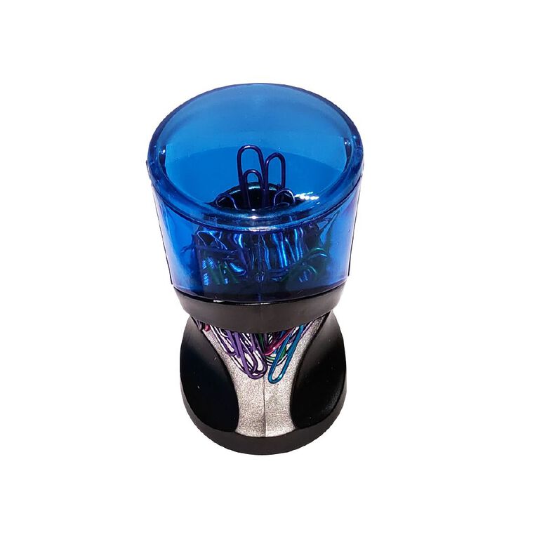 WS Paperclip Dispenser Magnetic 30 Pack Blue Mid, , hi-res