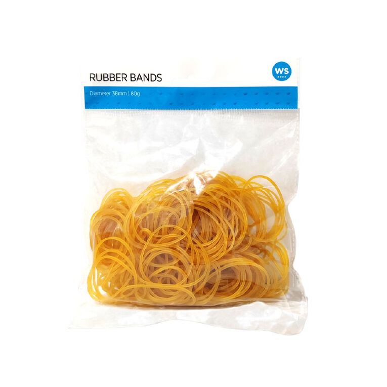WS Rubber Bands 80g 4.9cm L x 1.7cm H x 5cm W, , hi-res