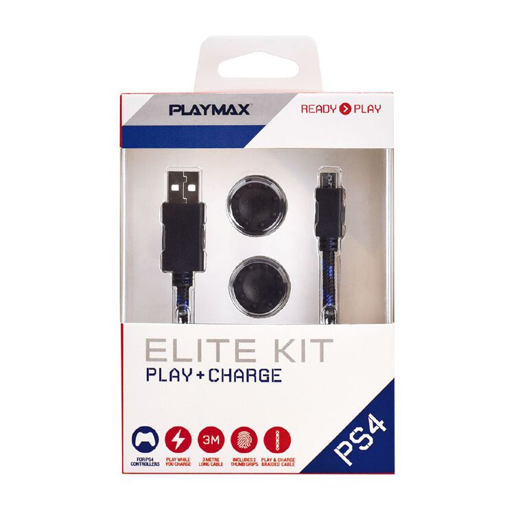 Playmax Play and Charge PS4 Elite Kit, , hi-res