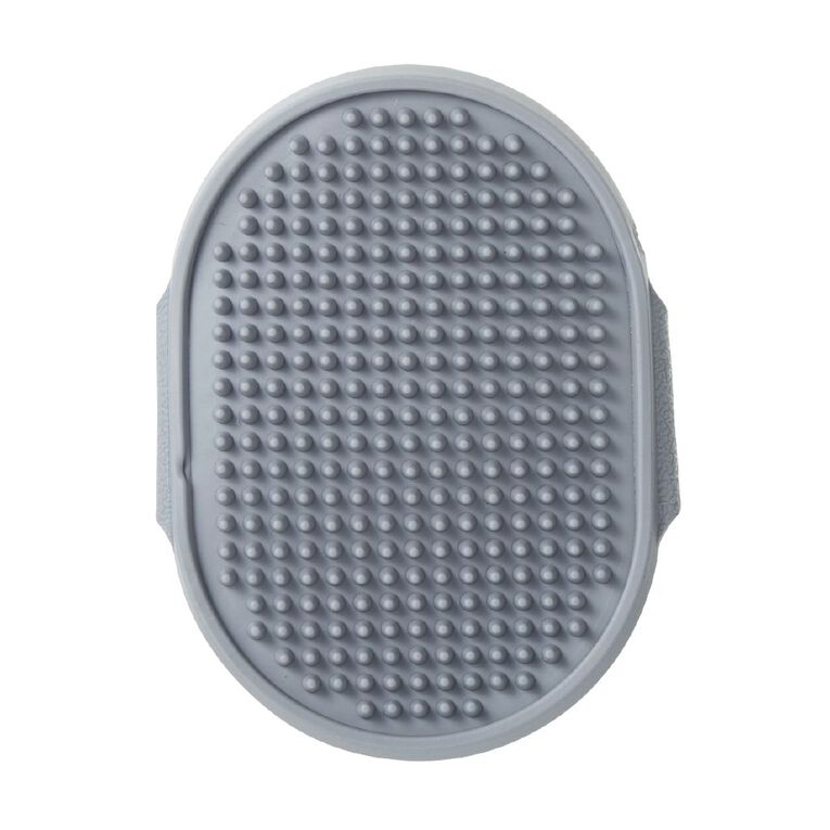 Petzone Grooming Mitt Grey Mid, , hi-res
