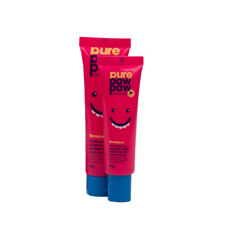 Pure Paw Paw Duo Strawberry 1 x 15g & 1 x 25g Paw Paw Ointment, , hi-res