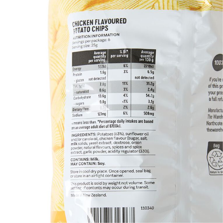 Market Kitchen Chips Chicken 150g, , hi-res