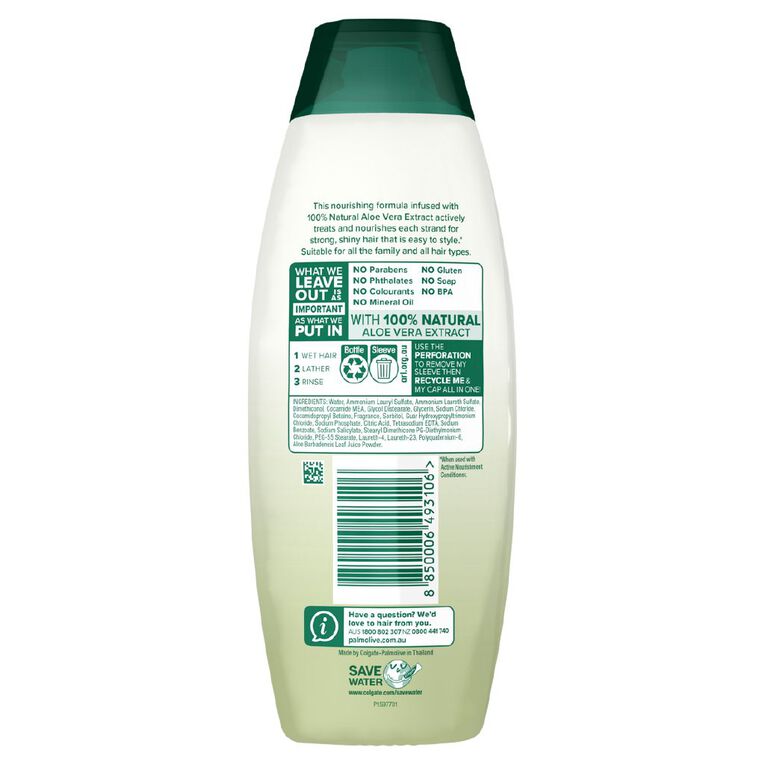 Palmolive Active Nourishment Shampoo 350ml 350ml, , hi-res