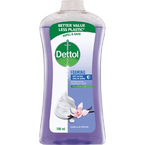 Dettol Foam Handwash Vanilla & Orchid Refill 900ml
