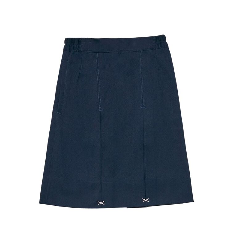 Schooltex Inverted Pleat Skirt, Navy, hi-res