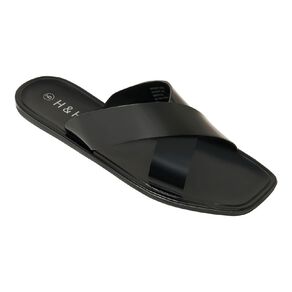 H&H Women's Poppy Crossover Slides