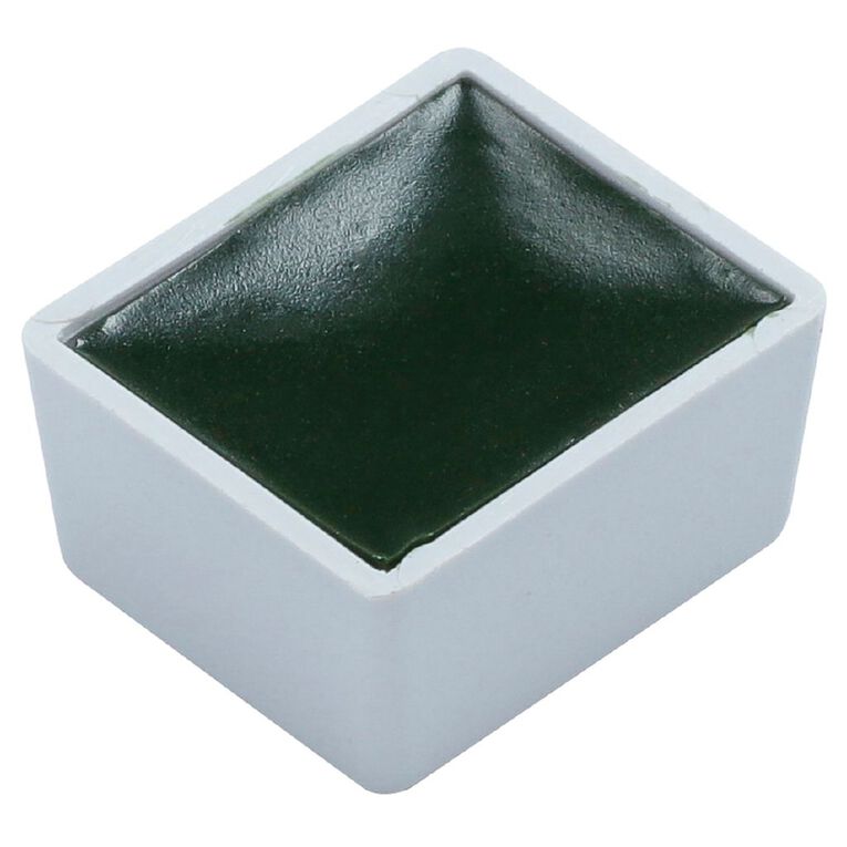 BLOCKX Watercolour Half Pan S1 161 Earth Green Green, , hi-res