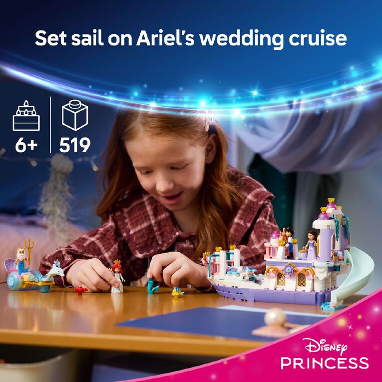 LEGO Disney Princess Ariels Royal Wedding Boat 43299, , hi-res