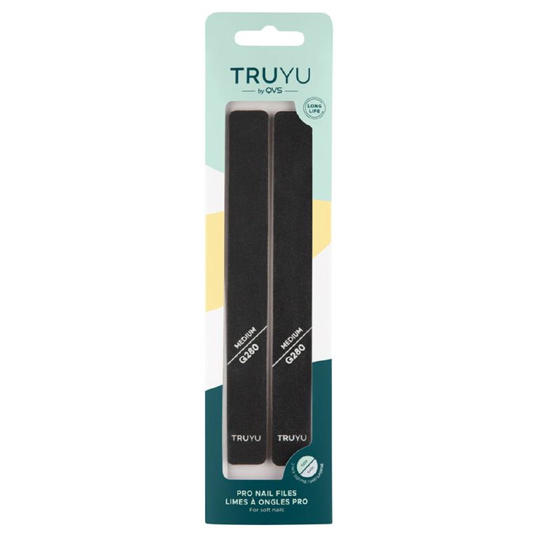 Truyu Pro Nail Files Medium/Medium 2 Pack, , hi-res