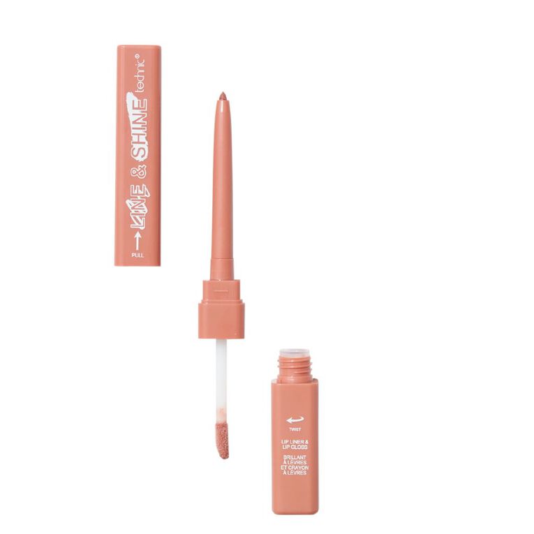 Technic Line & Shine Lip Liner & Lipgloss - So Foxy, , hi-res