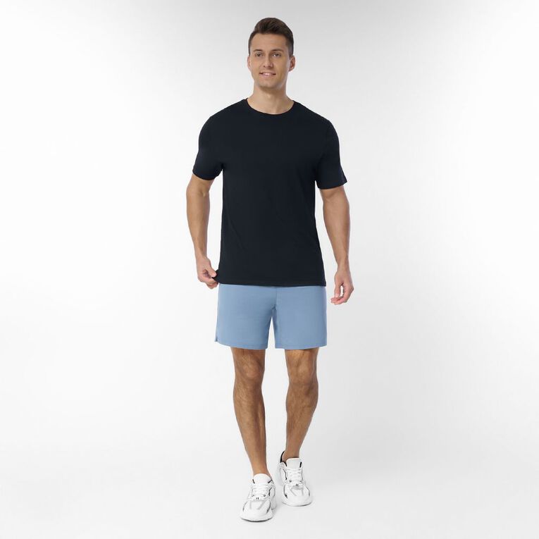 Active Intent Men's Ultra Stretch Shorts, Blue Mid, hi-res
