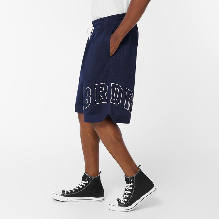 Garage Men's Baggy Basketball Shorts, Blue Dark, hi-res