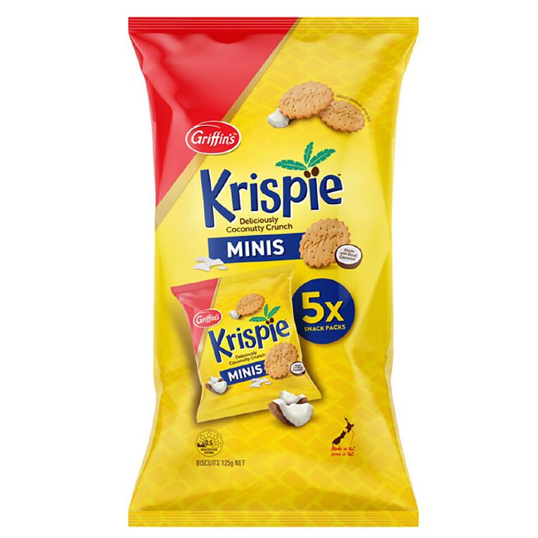 Griffin's Krispie Minis Multi 5 Pack x 125g#, , hi-res