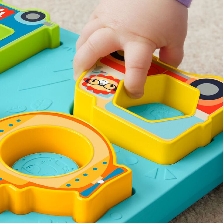 Fisher-Price Shapes & Sounds Vehicle Puzzle, , hi-res