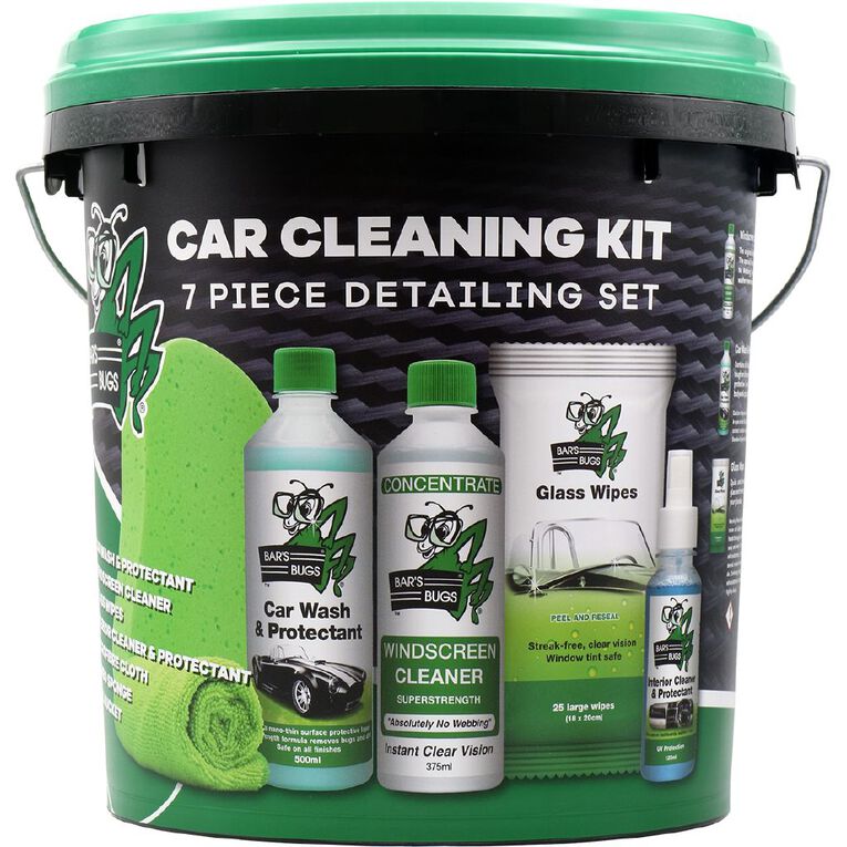 Bar's Bugs Car Cleaning Kit 7 Piece, , hi-res