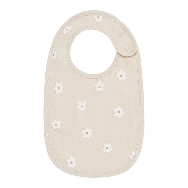 Young Original Babys' Dome Bibs 3 Pack, Grey Light, hi-res