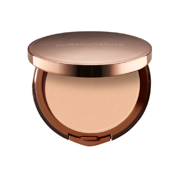 Nude By Nature Flawless Pressed Powder Foundation W1 Light 10g, , hi-res