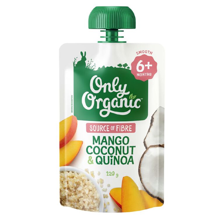 Only Organic Mango Coconut & Quinoa 6+ Months, , hi-res