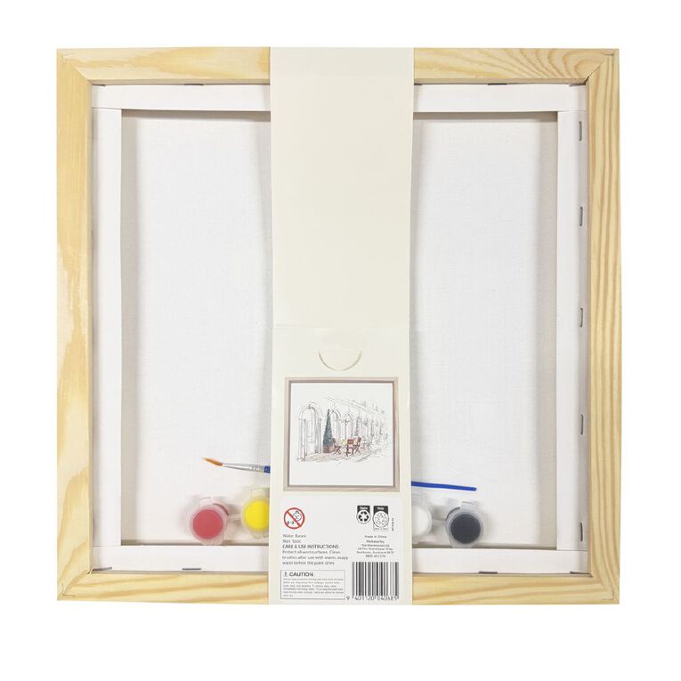 Uniti Framed DIY Paint Your Own Canvas Kit Terrazzo, , hi-res