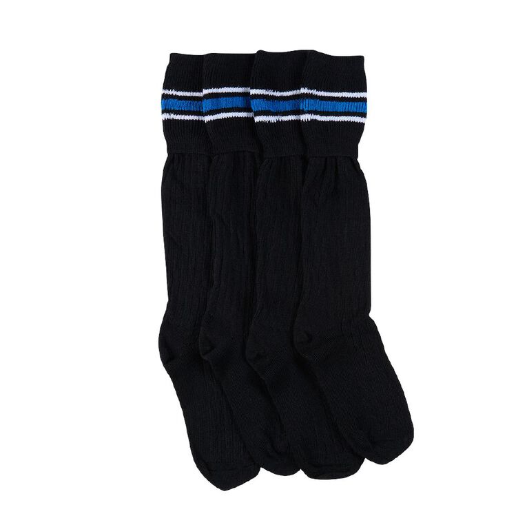 Schooltex Striped School Socks 2 Pack, Schooltex Sock B6, hi-res