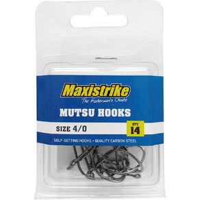 Maxistrike Mutsu Hooks 4/0 14 Pack
