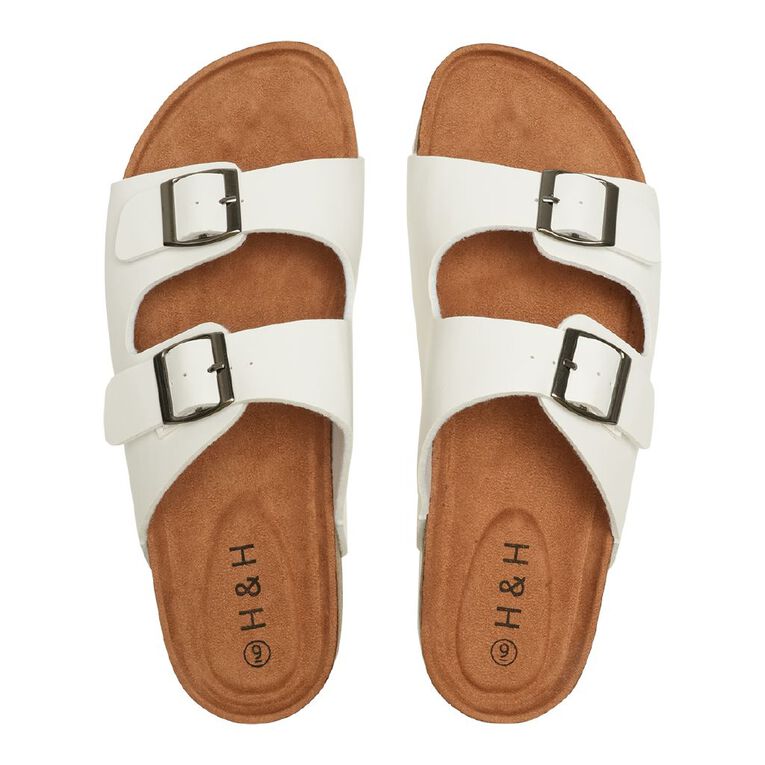 H&H Women's Rachel Sandals, White, hi-res