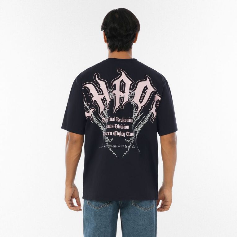 Garage Men's Boxy Graphic Tee, Black, hi-res