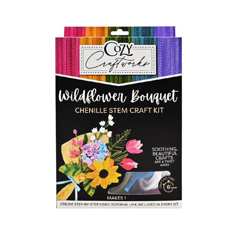 Uniti Adults Chenille Stem Kit Wildflower, , hi-res