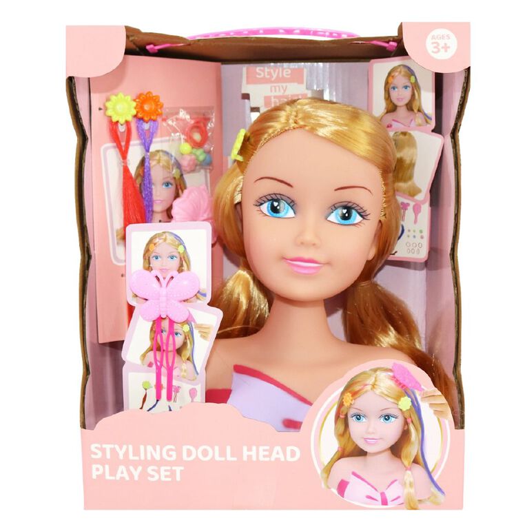 Styling Doll Head Play Set, , hi-res