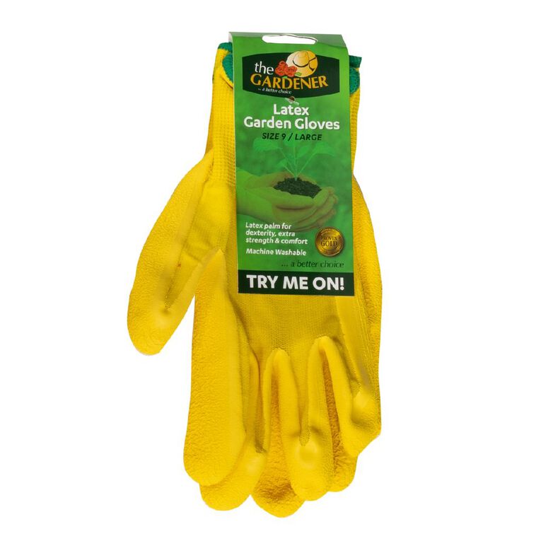The Gardener Latex Gardening Gloves Large, , hi-res