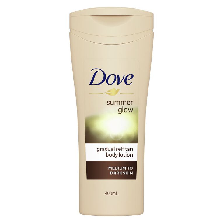 Dove Summer Glow Medium To Dark Body Lotion 400ml, , hi-res