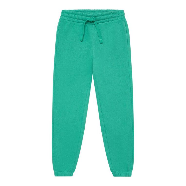 Young Original Kids' Plain Trackpants, Green Mid, hi-res