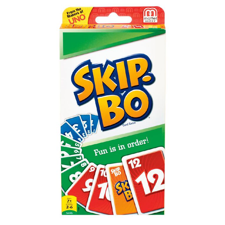 UNO Skip-Bo Card Game, , hi-res
