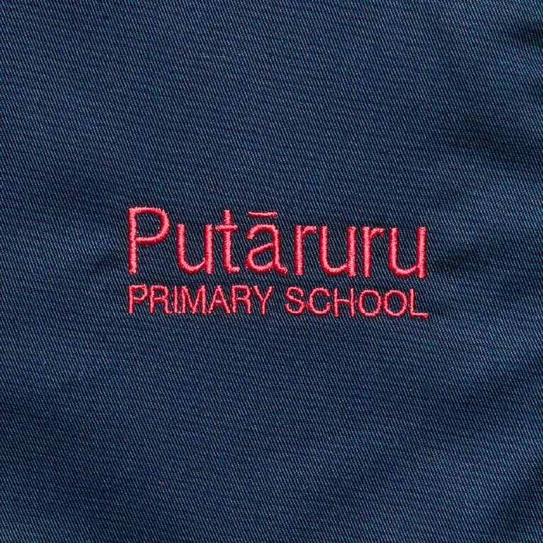 Schooltex Putaruru Drill Cargo Pant With Embroidery, Navy, hi-res