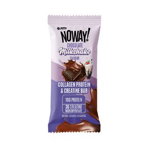 noway collagen creatine chocolate milkshake bar 1 each