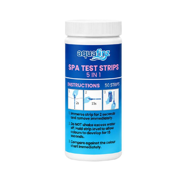Aquafinz Spa Pool Test Strips 5-in-1, , hi-res