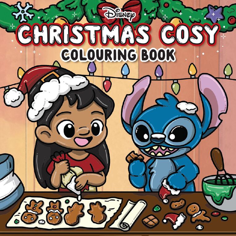 Disney: Cosy Christmas Colouring Book, , hi-res