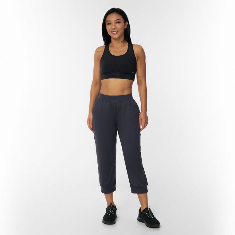 Active Intent Women's Cropped Joggers, Grey Mid, hi-res