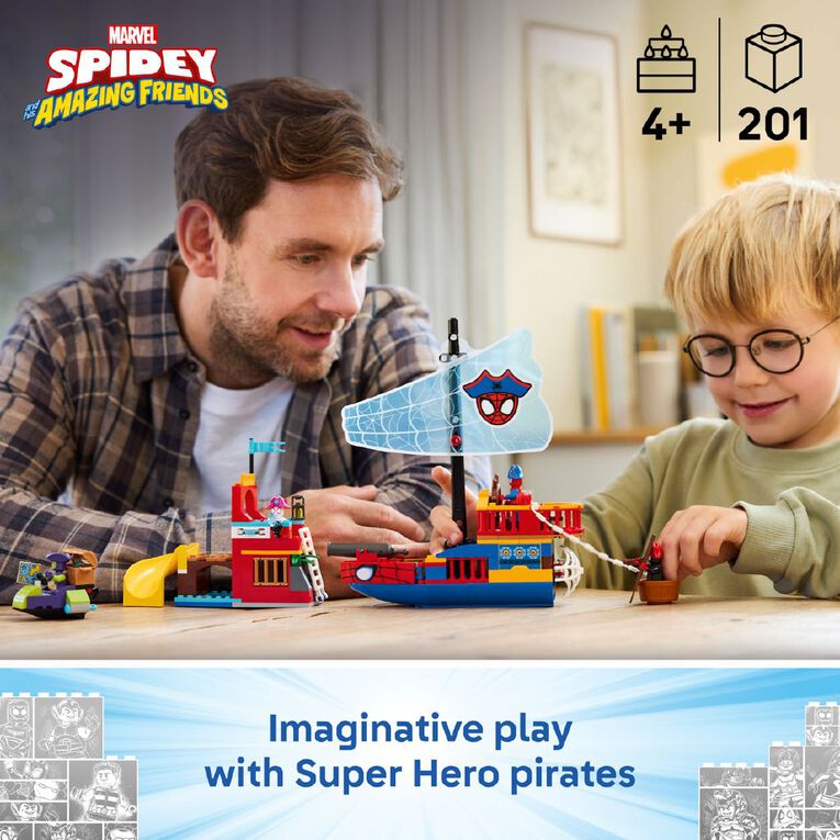LEGO Spider-Man Team Pirate Ship 11208, , hi-res
