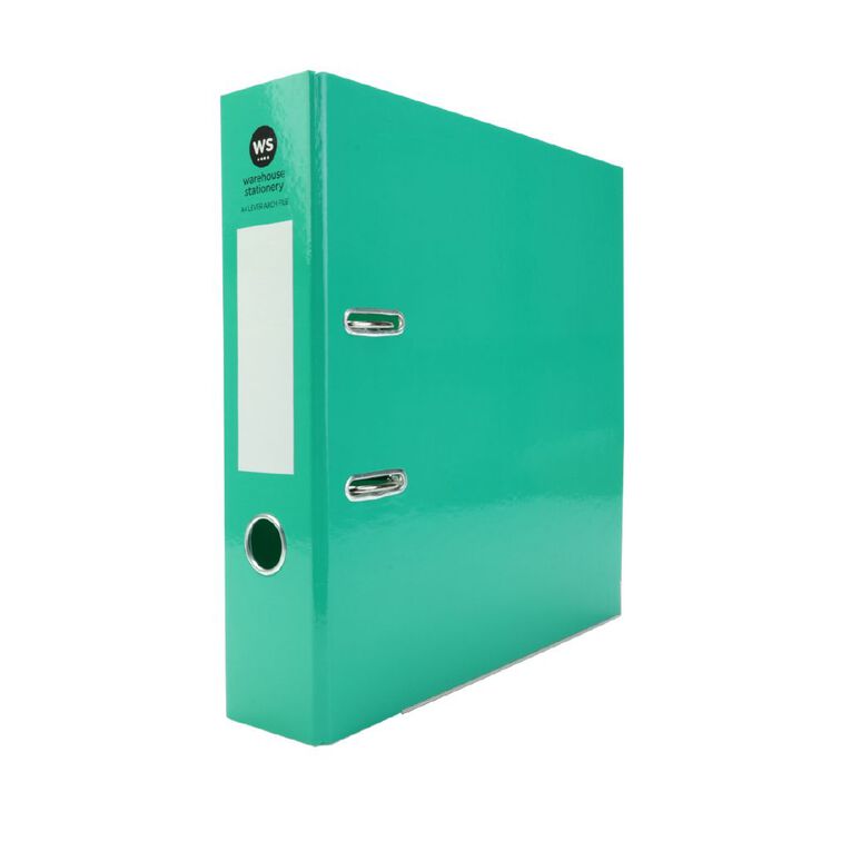 WS WS Colour Pop Lever Arch File A4 Green, , hi-res