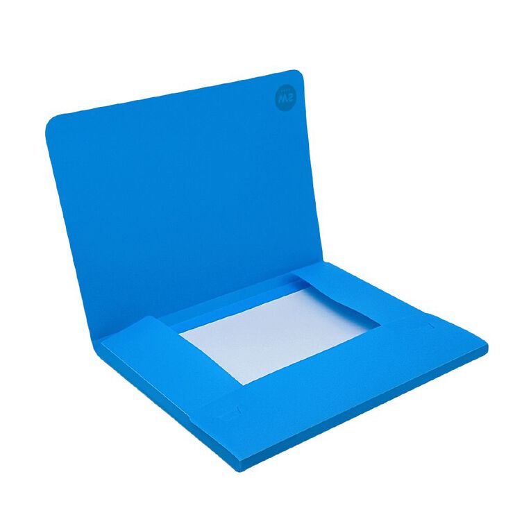 WS Document Wallet PP Elastic Closure Blue A4, , hi-res