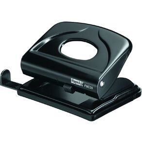 Rapid 2 Hole Punch 20 Sheet Black