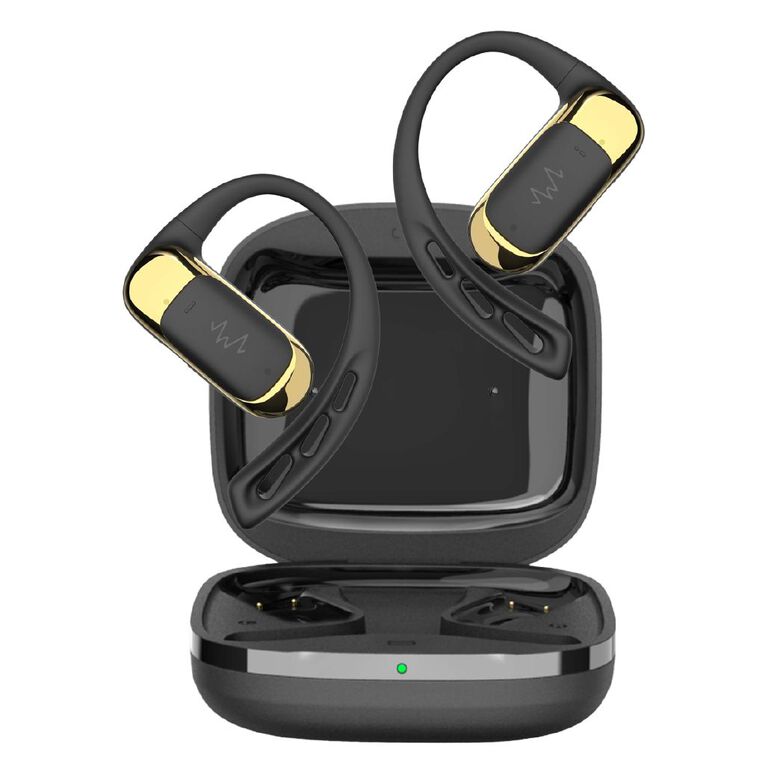 3SIXT Salt Sound AIRXDUA Open Air Earbuds Black/Gold, , hi-res