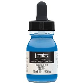 Liquitex Acrylic Ink Fluorescent Blue 30ml