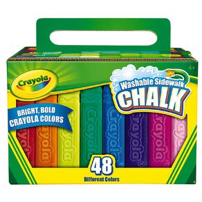 Crayola Washable Sidewalk Chalk 48 Piece Assorted