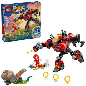 LEGO Sonic Knuckles v Dr Eggman Egg Crusher Mech 77005